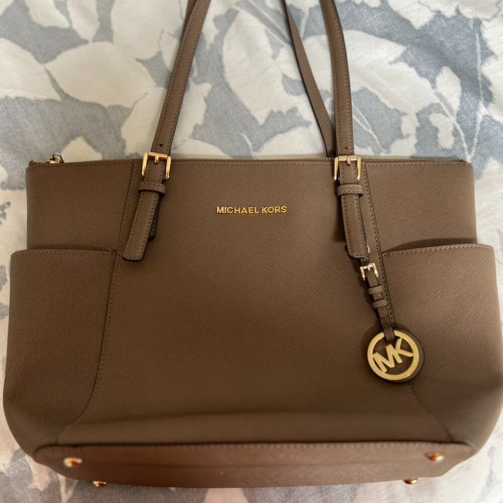 Michael Kors Satchel - Taupe Color